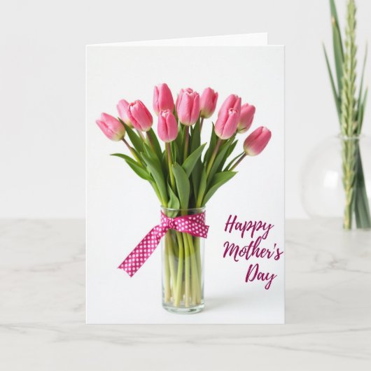 Stralende Bloesems Moederdagkaart Kaart (Voorkant)