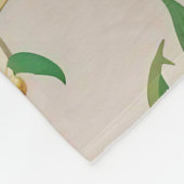 Stralende Bloom: een levendige rode en gele bloem Fleece Deken (Hoek)