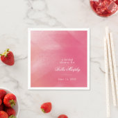 Stralende Boho Ombre Bruiloftsfeest Servet (Insitu)