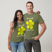 Stralende boterbloem. Kop op, boterbloem. T-shirt (Unisex)