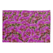Stralende Clusters: De Magenta Orchidee Symfonie, Kussensloop (Achterkant)
