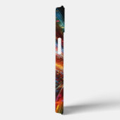 Stralende Digitale Glasvezel Snelheidsfoonhoes - L Case-Mate iPhone Case (Achterkant / Rechts)