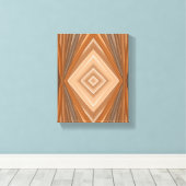 Stralende draden: de kleurverbinding canvas afdruk (Insitu (Houten vloer))