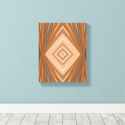 Stralende draden: de kleurverbinding canvas afdruk (Insitu (Houten vloer))