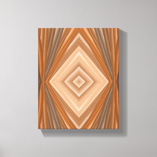 Stralende draden: de kleurverbinding canvas afdruk (Voorkant)