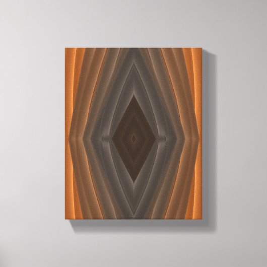 Stralende draden: de kleurverbinding canvas afdruk (Voorkant)