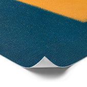 Stralende Drempel, Hemelse Kleurvelden Abstract Poster (Hoek)