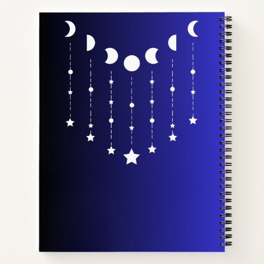 Stralende dromen notitieboek (Achterkant)