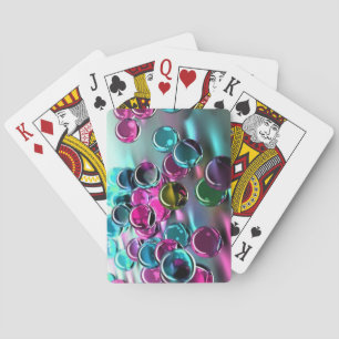 Stralende edelsteen pokerkaarten