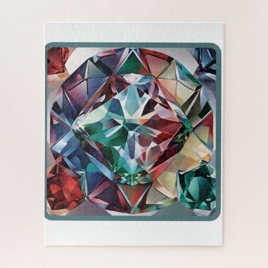 Stralende Edelsteen Puzzel met Deluxe Cadeaudoos (Verticaal)