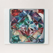 Stralende Edelsteen Puzzel met Deluxe Cadeaudoos Legpuzzel (Horizontaal)