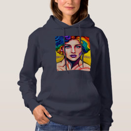Stralende eenheid: gelijkheid is schoonheid hoodie