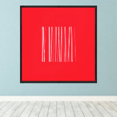 Stralende eenvoud canvas afdruk (Insitu (Houten vloer))