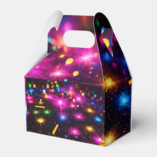 "Stralende elegantie: Ontworpen Sparkle"? Bedankdoosjes (Voorkant Zijde)