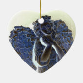 Stralende engel keramisch ornament (Achterkant)