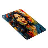 Stralende Expressionistische Portretkunst Magneet (Rechterzijde)