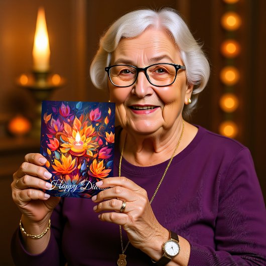 Stralende feestelijke bloei briefkaart