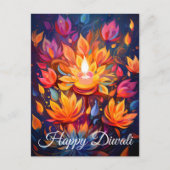 Stralende feestelijke bloei briefkaart (Voorkant)