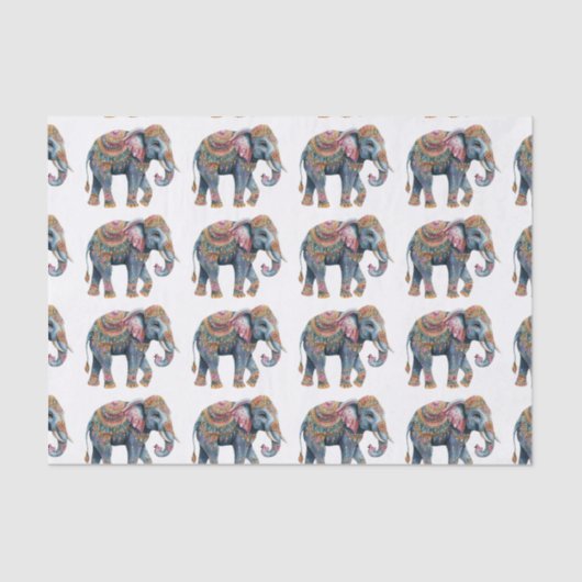 Stralende festivallichten tissuepapier (Voorkant)