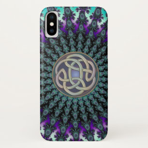 Stralende Fractale Mandala Grunge Keltische Knoop Case-Mate iPhone Case