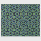 Stralende Fractale Symfonie Cadeaupapier (Vlak)