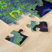 Stralende Fractale Symfonie Legpuzzel (Zijkant)