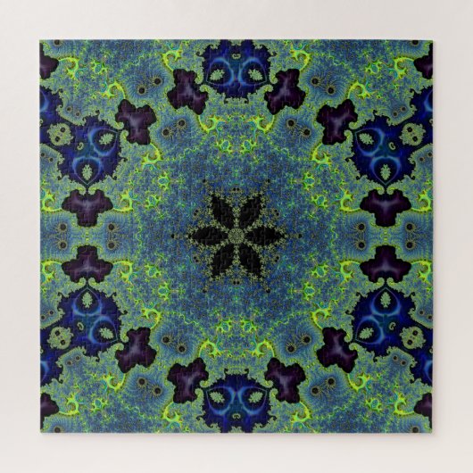 Stralende Fractale Symfonie Legpuzzel (Verticaal)