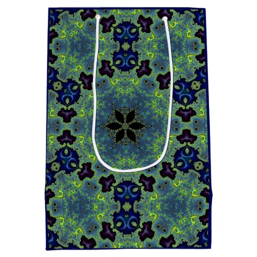 Stralende Fractale Symfonie Medium Cadeauzakje (Achterkant)