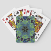 Stralende Fractale Symfonie Pokerkaarten (Achterkant)