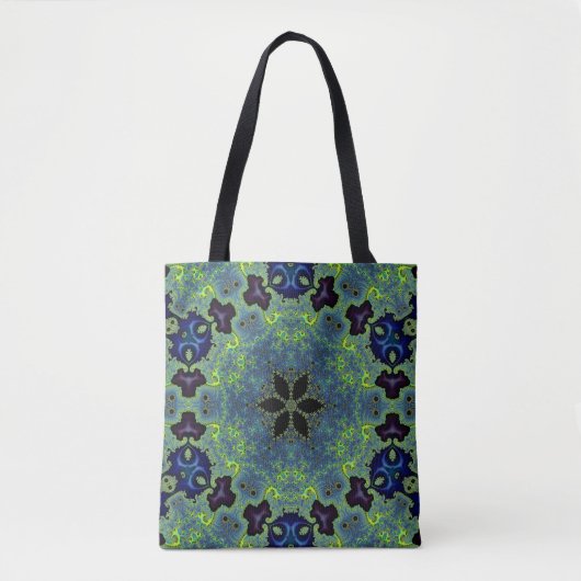 Stralende Fractale Symfonie Tote Bag (Voorkant)