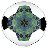 Stralende Fractale Symfonie Voetbal (Gedraaid)