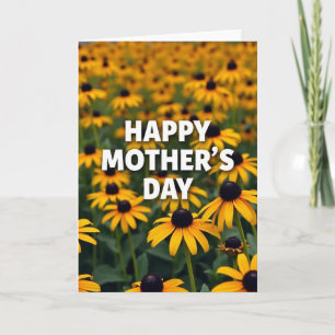 Stralende Gele Bloemen Kaart