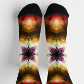 Stralende geometrische starburst met Abstract lich Sokken (Top)