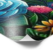 Stralende gloed grote 5D DIY diamant schilderij ki Foto Afdruk (Hoek)