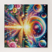 Stralende gloed grote 5D DIY diamant schilderij ki Legpuzzel (Horizontaal)