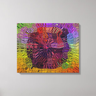 Stralende Golven Canvas Afdruk