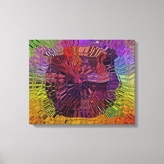 Stralende golven canvas afdruk (Voorkant)