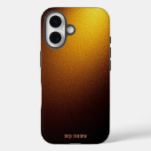 Stralende gouden glittertextuur Case-Mate iPhone case (Achterkant)