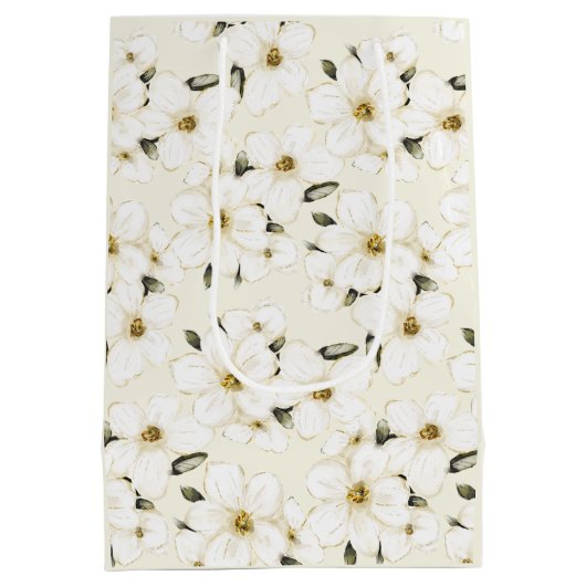 stralende gouden gloed medium cadeauzakje (Achterkant)