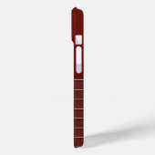 Stralende Gouden Zon op Rode iPhone / iPad hoesje (Achterkant / Links)