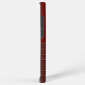 Stralende gouden zon op rood samsung galaxy hoesje (Rechterkant)