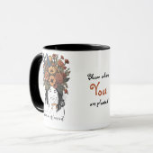 Stralende Groei: Vrouwelijke Empowerment Mok (Voorkant links)