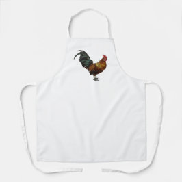 Stralende haan schort