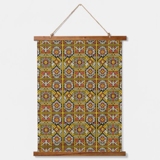stralende harmonie hangend wandkleed (Voorkant)