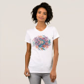 “Stralende Harmonie Mandala" T-shirt (Voorkant volledig)