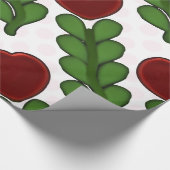 Stralende Hartbloem Botanisch Inpakpapier (Hoek)
