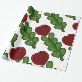 Stralende Hartbloem Botanisch Inpakpapier (Uitgerold)