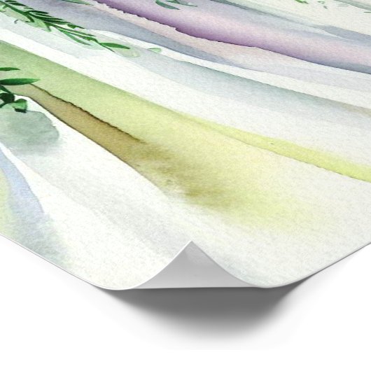 Stralende Herfst, Bruids Cascading Bouquet 1, Poster (Hoek)