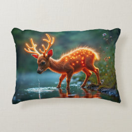 Stralende herten fauna watering hole forbs accent kussen