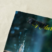 Stralende herten fauna watering hole forbs strandlaken (In situ)